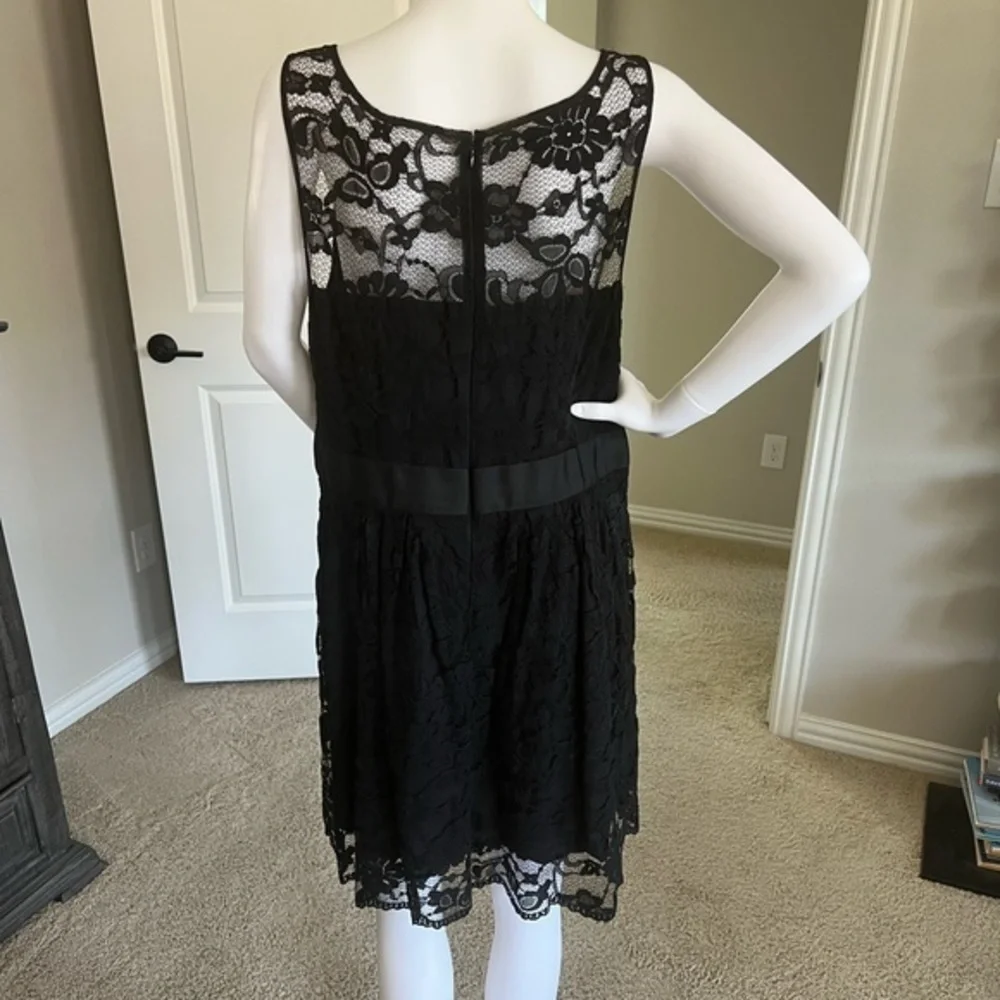 BB Dakota Cyrus Black Lace Dress SZ 16 - Picture 3 of 5